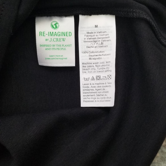 J. Crew Slim Perfect T-Shirt Short-sleeve Black - Picture 8 of 9